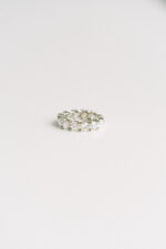 Round Brilliant Band | Brilliant White | 14K White Gold | Graceful Brilliance