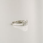1 Carat Round Brilliant Statement | Brilliant White | 14K White Gold | Classic Charm