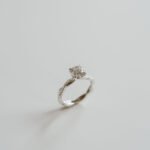 1 Carat Round Brilliant Statement | Brilliant White | 14K White Gold | Classic Charm
