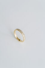 Round Brilliant Band | Brilliant White | 14K White Gold | Classic Charm | High Jewellery - Image 3