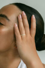 Round Brilliant Band | Brilliant White | 14K White Gold | Classic Charm | High Jewellery - Image 5