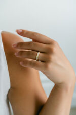 Round Brilliant Band | Brilliant White | 14K White Gold | Classic Charm | Signature - Image 2