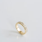 Round Brilliant Band | Brilliant White | 14K White Gold | Classic Charm | Signature