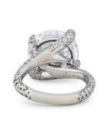11.08 Carat Round Brilliant Statement | Brilliant White / D color | VVS | 18K White Gold - Image 5