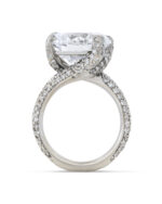 11.08 Carat Round Brilliant Statement | Brilliant White / F color | VS | 18K White Gold - Image 3