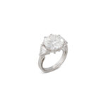 5.05 Carat Round Brilliant Statement | Brilliant White | 18K White Gold