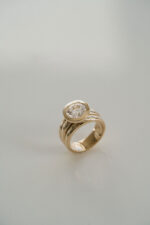 1 Carat Round Brilliant Statement | Brilliant White | 14K White Gold | Graceful Brilliance - Image 2