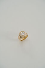 1 Carat Round Brilliant Statement | Brilliant White | 14K White Gold | Graceful Brilliance - Image 4