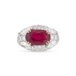 Round Brilliant Statement | Ruby Red | 14K White Gold | Classic Charm | Modern Classic - Image 6