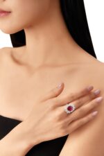 5.02 Carat Cushion Statement | Ruby Red | 14K White Gold | Signature Sophistication - Image 4