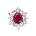 4.31 Carat Oval Statement | Ruby Red | 18K Gold | Effortless Elegance | Modern Classic