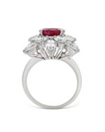 4.31 Carat Oval Statement | Ruby Red | 18K Gold | Effortless Elegance | Modern Classic - Image 6