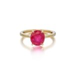 3.81 Carat Oval Statement | Ruby Red | 14K White Gold | Everyday Royalty | Signature