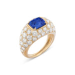 Round Brilliant Statement | Royal Blue Sapphire | 14K White Gold | Refined Light | Signature