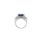 8.13 Carat Cushion Statement | Royal Blue Sapphire | SI | 14K White Gold - Image 4