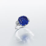 11.33 Carat Baguette Statement | Royal Blue Sapphire | 18K Gold | Grand Palais Radiance