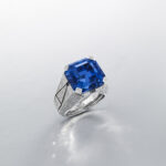22.79 Carat Round Brilliant Statement | Royal Blue Sapphire | 18K Gold