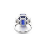 12.3 Carat Round Brilliant Statement | Royal Blue Sapphire | SI | 14K White Gold - Image 3