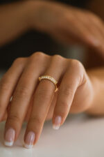 Round Brilliant Band | Brilliant White | 14K White Gold | Pure Sophistication - Image 6