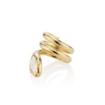 Round Brilliant Statement | Brilliant White | 14K White Gold | Elegant Sparkle | Signature - Image 3