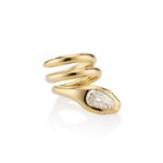 Round Brilliant Statement | Brilliant White | 14K White Gold | Elegant Sparkle | Signature