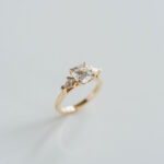 1 Carat Cushion Statement | Brilliant White | 14K White Gold | Pure Sophistication