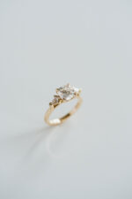 1 Carat Cushion Statement | Brilliant White | 14K White Gold | Pure Sophistication