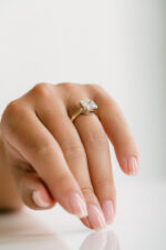 2 Carat Emerald-cut Statement | 14K White Gold | Effortless Elegance - Image 2