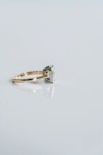 2 Carat Emerald-cut Statement | 14K White Gold | Effortless Elegance - Image 4