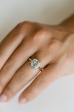 2 Carat Emerald-cut Statement | 14K White Gold | Effortless Elegance - Image 5