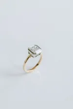 2 Carat Emerald-cut Statement | 14K White Gold | Effortless Elegance