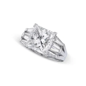 4.03 Carat Round Brilliant Statement | Brilliant White | 14K White Gold