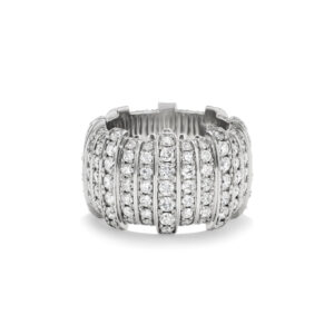 Round Brilliant Statement | Brilliant White | 14K White Gold | Pure Sophistication