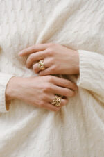 Round Brilliant Statement | Brilliant White | 14K White Gold | Classic Charm - Image 2