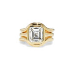 Asscher Statement | Brilliant White | 14K White Gold | Elegant Sparkle | Collector-Grade - Image 3