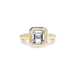 Asscher Statement | Brilliant White | 14K White Gold | Elegant Sparkle | Collector-Grade
