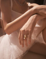 Round Brilliant Statement | Brilliant White | 14K White Gold | Graceful Brilliance