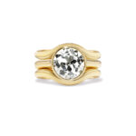 Round Brilliant Statement | Brilliant White | 14K White Gold | Elegant Sparkle - Image 2