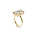 Emerald Statement | 14K White Gold | Elegant Sparkle | Heirloom