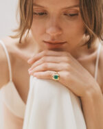 Emerald Statement | 14K White Gold | Classic Charm | Collector-Grade