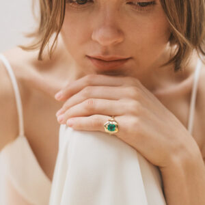 Emerald Statement | 14K White Gold | Classic Charm | Collector-Grade