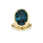 Round Brilliant Statement | Brilliant White | 14K White Gold | Classic Charm