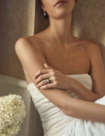 Round Brilliant Statement | Brilliant White | 14K White Gold | Elegant Sparkle | Heirloom - Image 2