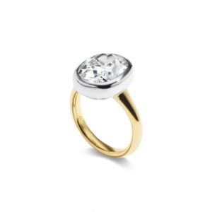 Round Brilliant Statement | Brilliant White | 14K White Gold | Refined Light | Signature