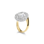 Round Brilliant Statement | Brilliant White | 14K White Gold | Classic Charm