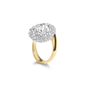 Round Brilliant Statement | Brilliant White | 14K White Gold | Classic Charm