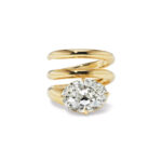 Oval Statement | Brilliant White | 14K White Gold | Elegant Sparkle | High Jewellery - Image 3