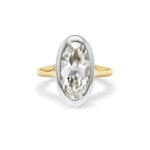 Oval Statement | Brilliant White | 14K White Gold | Elegant Sparkle | High Jewellery - Image 2