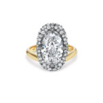 Oval Statement | Brilliant White | 14K White Gold | Elegant Sparkle | High Jewellery - Image 2