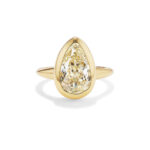 Pear Statement | Brilliant White | 14K White Gold | Refined Light | Signature - Image 2